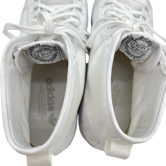 Adidas Nizza Trek Athletic Shoe  White &Gum Women Size 10 - Picture 6 of 12